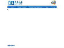 Tablet Screenshot of galaleisure.com